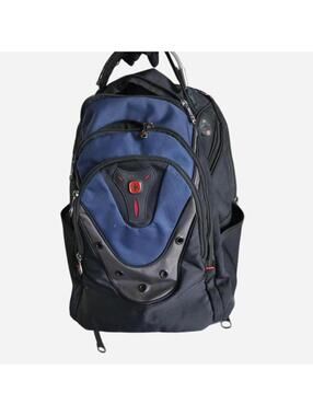 Wenger Swiss Gear Ibex 17-Inch Laptop Backpack Bag Black/Gray/Blue